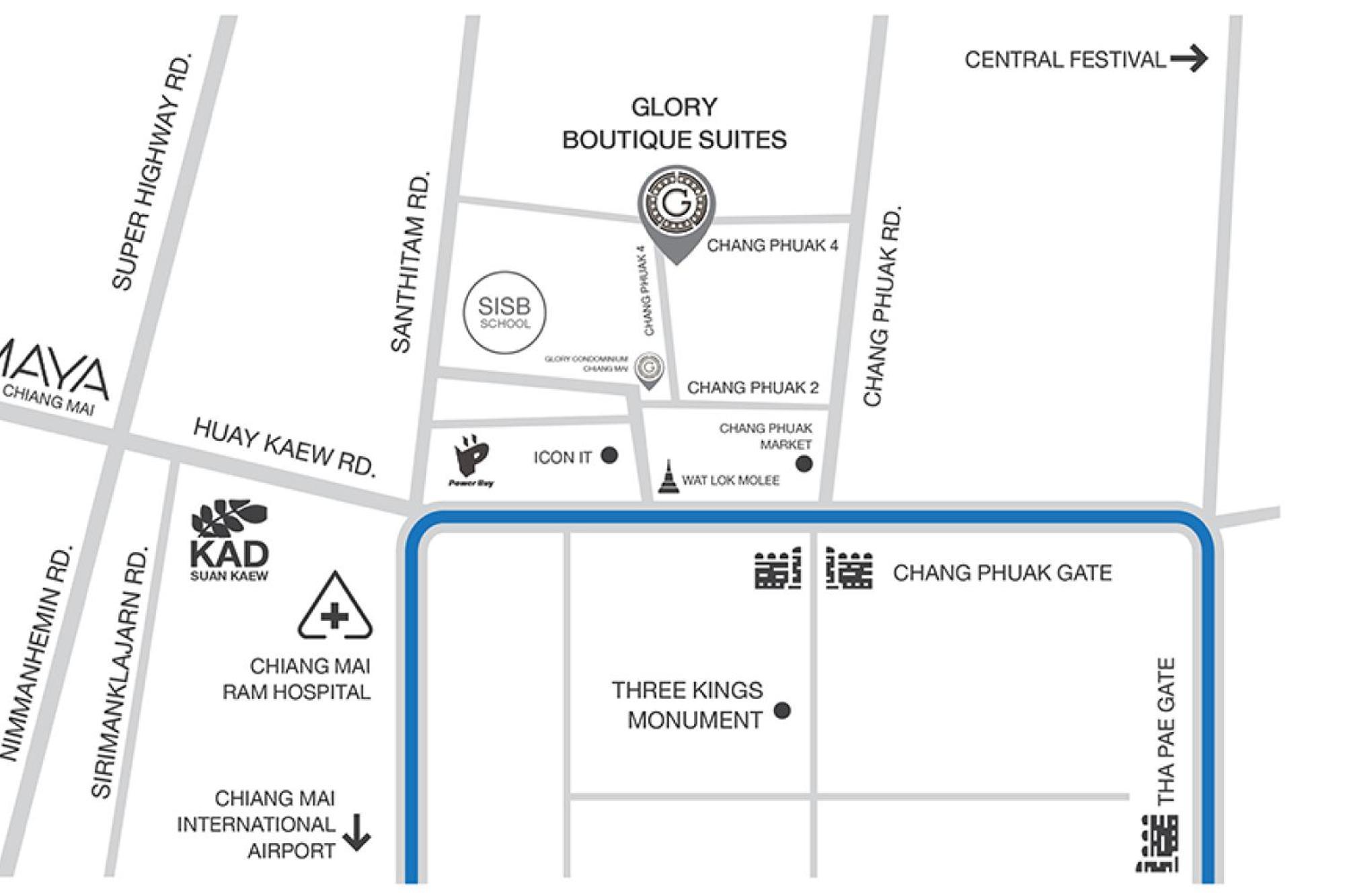 Glory Boutique Suites 清迈古城荣耀精品酒店 Чиангмай Экстерьер фото